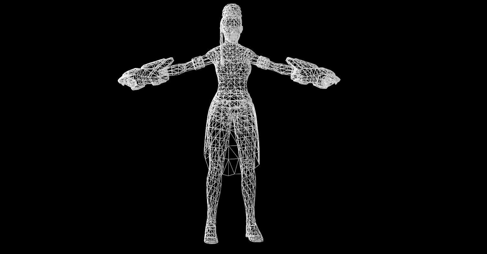 Marvel Shuri Free low-poly 3D model_38