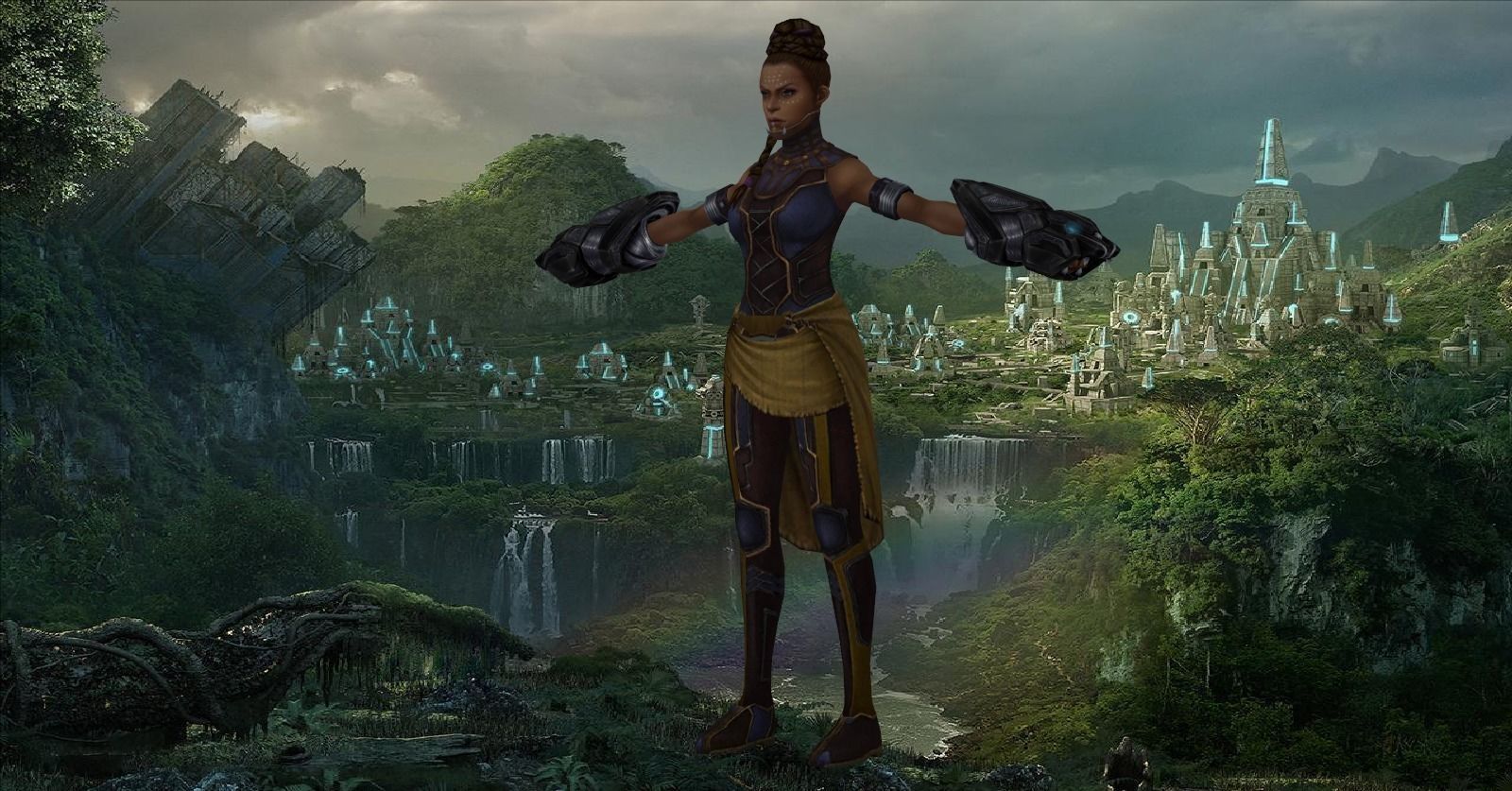 Marvel Shuri Free low-poly 3D model_32