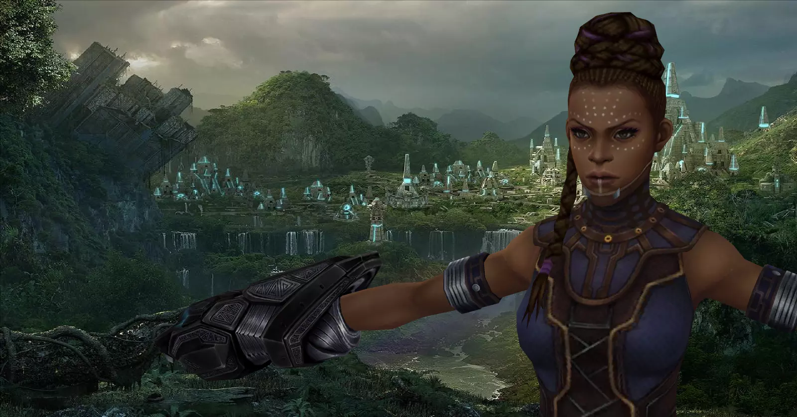 Marvel Shuri Free low-poly 3D model_0