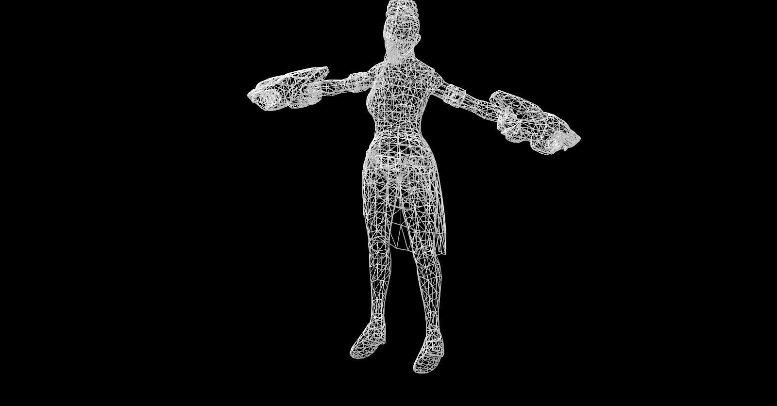 Marvel Shuri Free low-poly 3D model_36