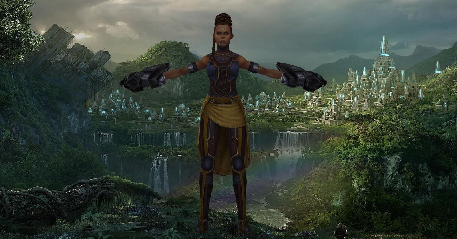 Marvel Shuri Free low-poly 3D model_26