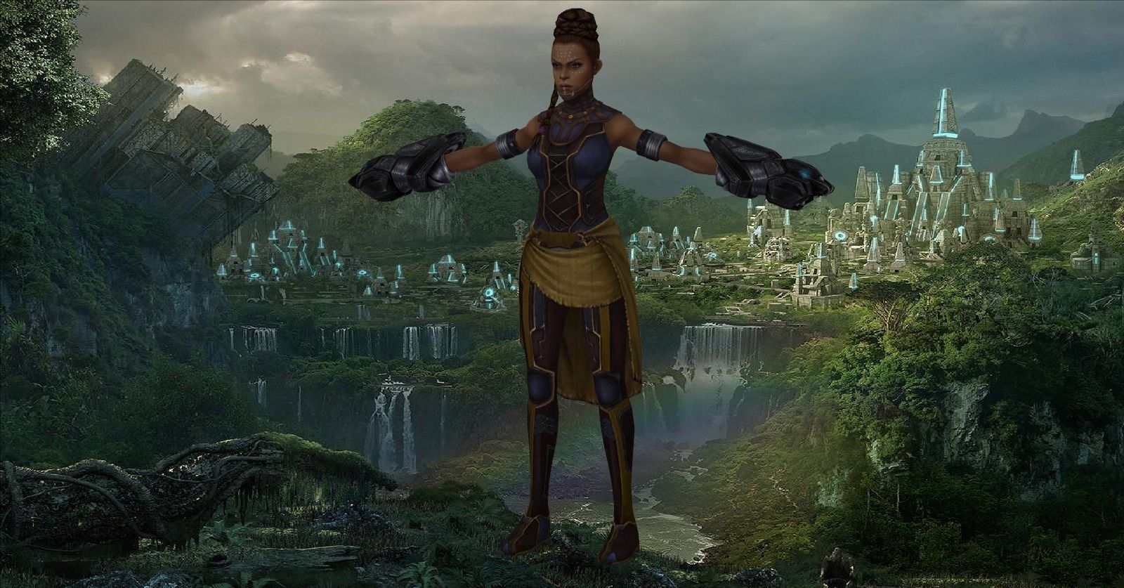 Marvel Shuri Free low-poly 3D model_25