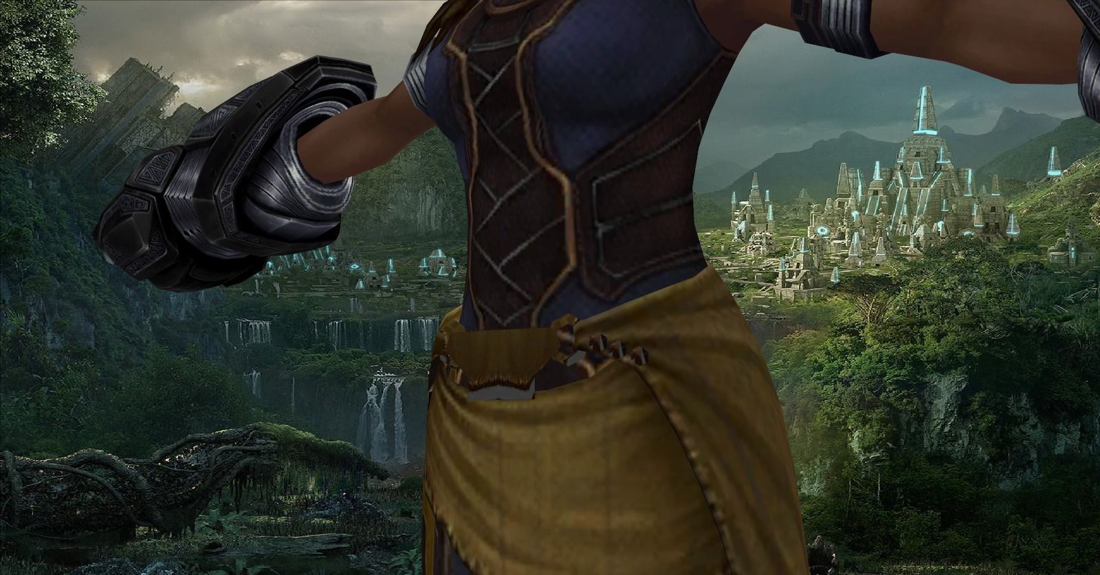 Marvel Shuri Free low-poly 3D model_9