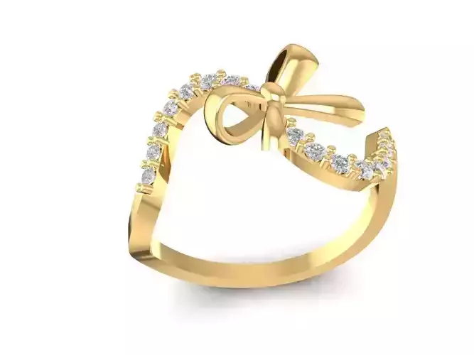 BOW RING 1423 3D print model