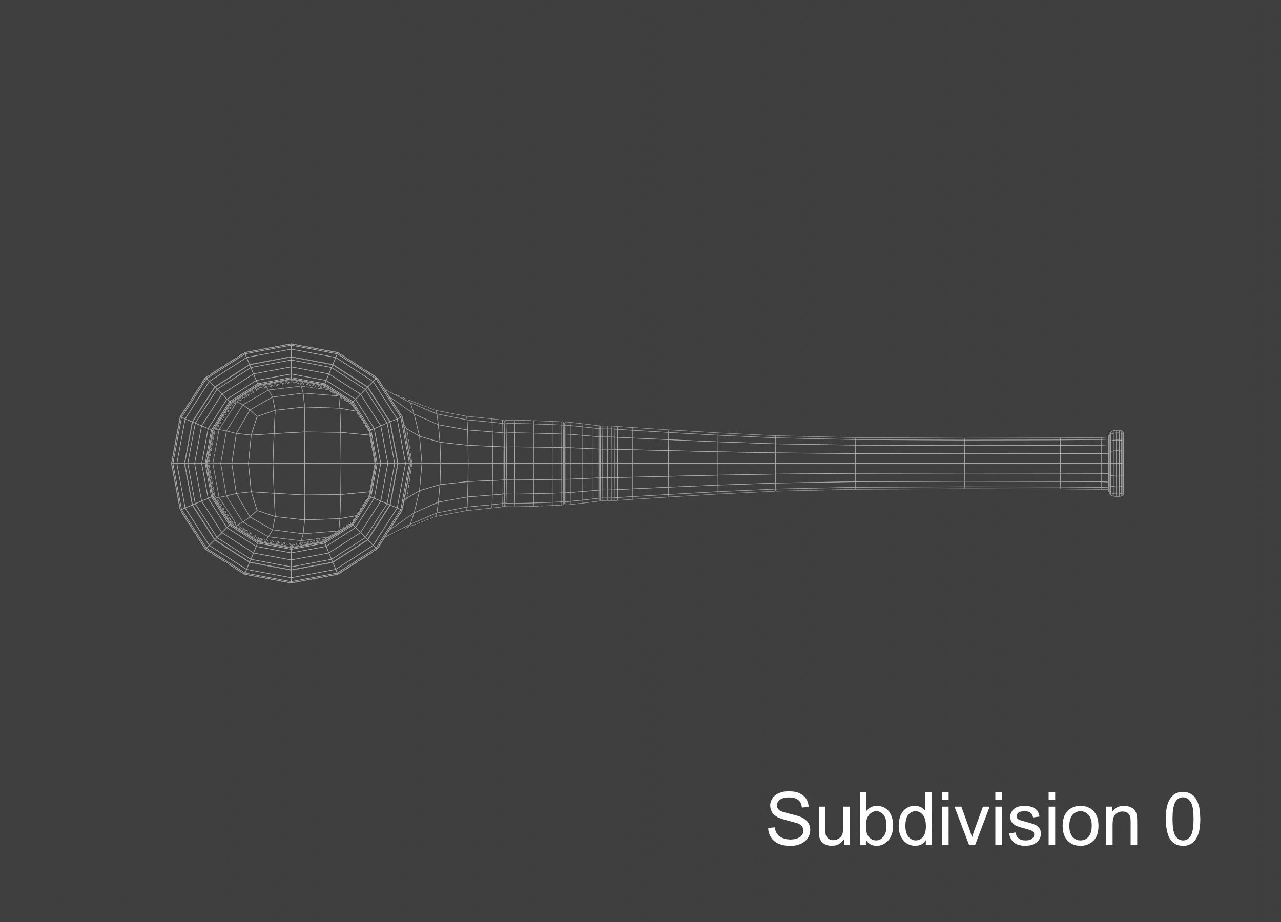 Vintage wooden tobacco pipe smoking 3D model_20