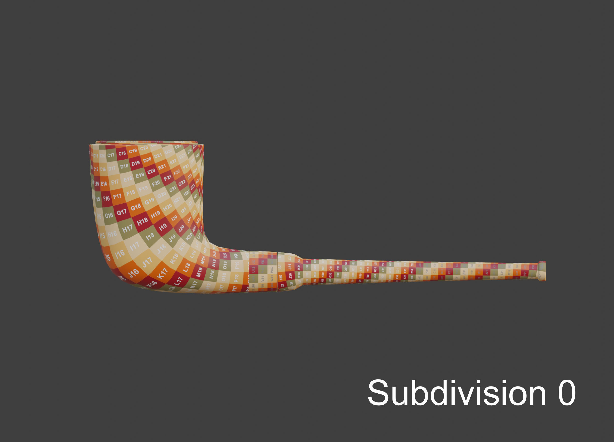 Vintage wooden tobacco pipe smoking 3D model_10