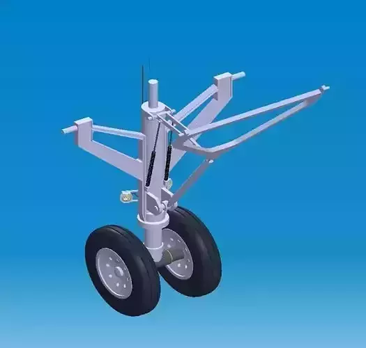 Nose Landing Gear II Free 3D model