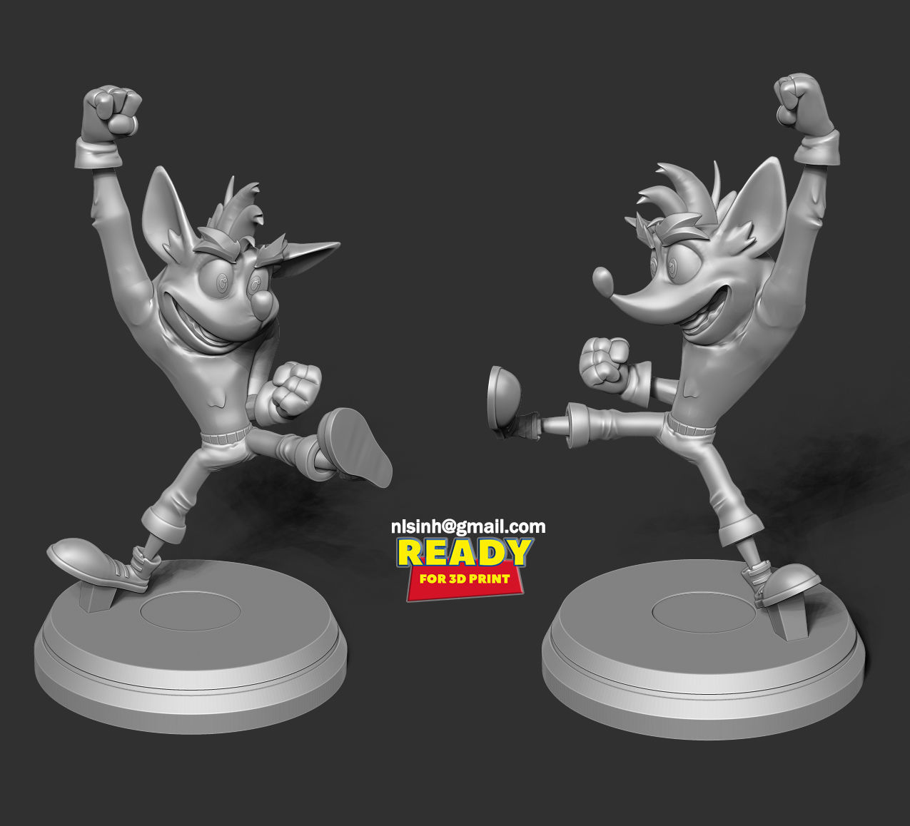 Crash Bandicoot 3D print model_5