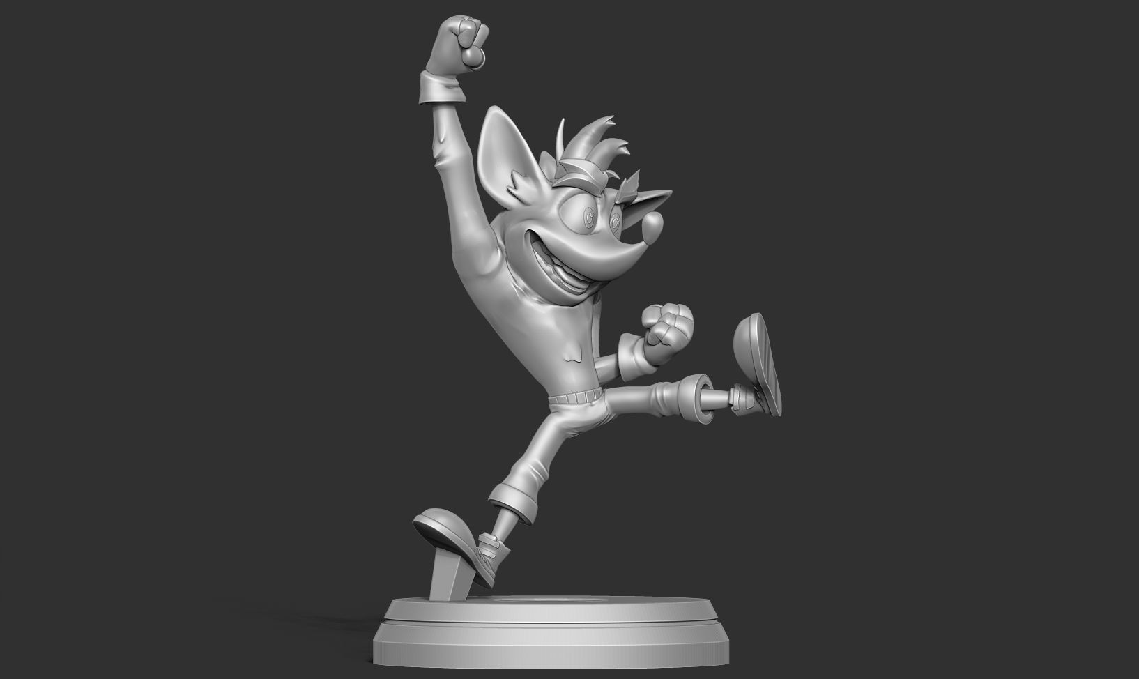 Crash Bandicoot 3D print model_8