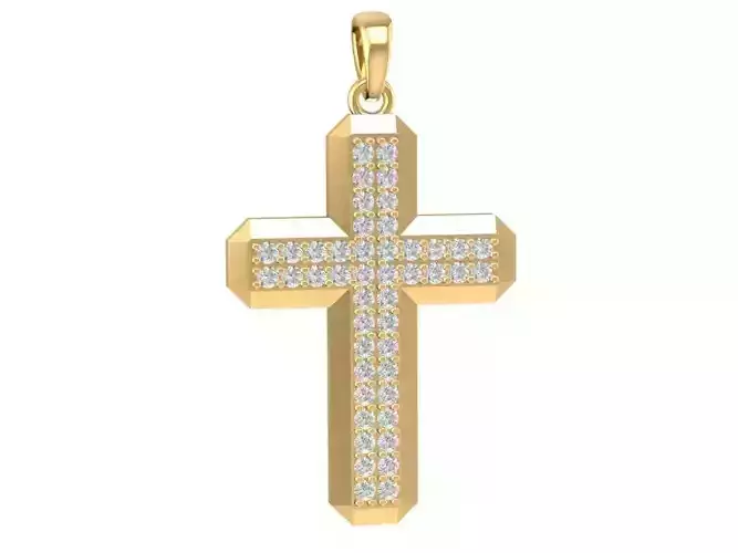 Diamond Cross Pendant Jewelry 1435