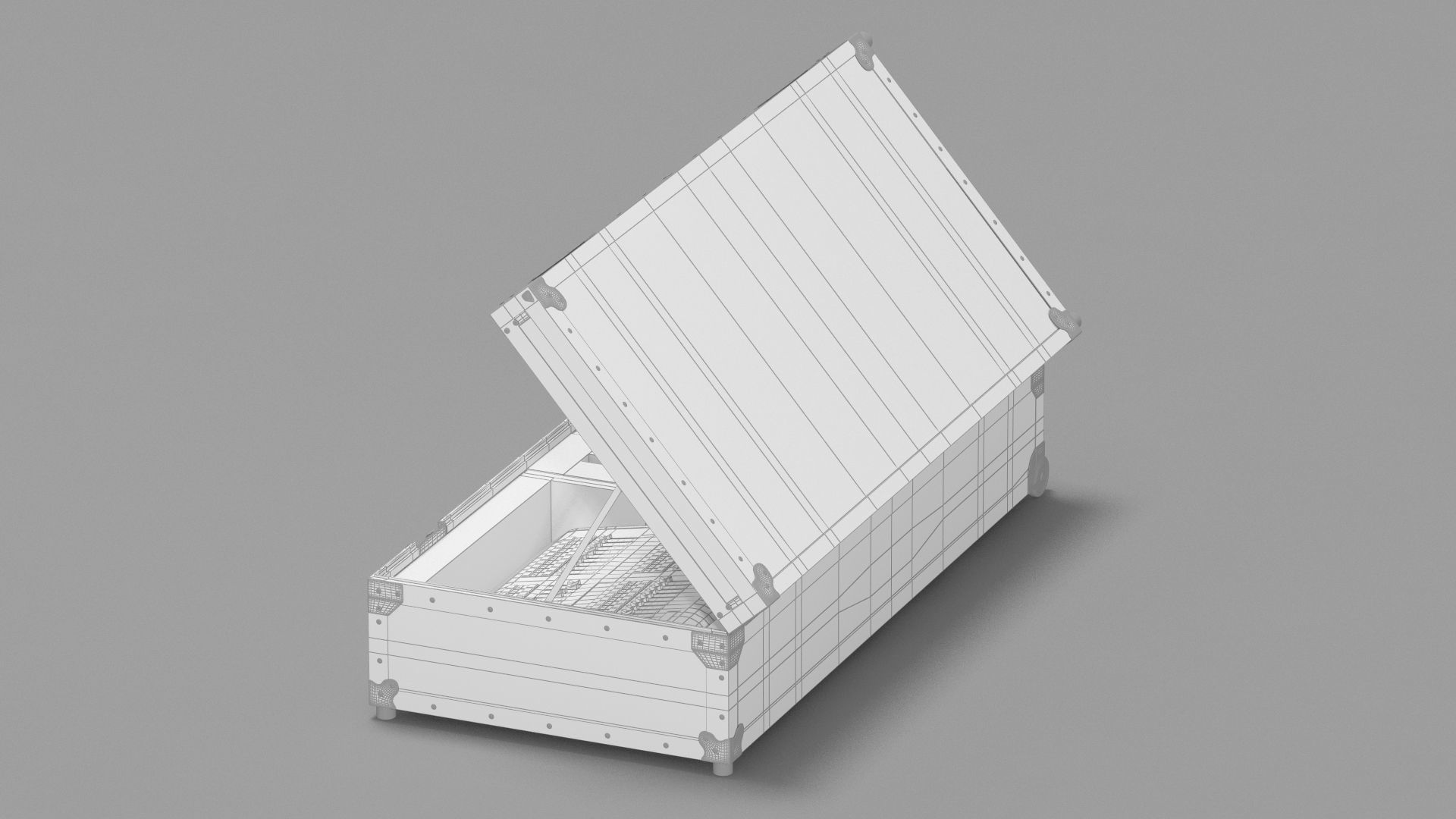 Flight Cases With Device Small 01 3D model_7