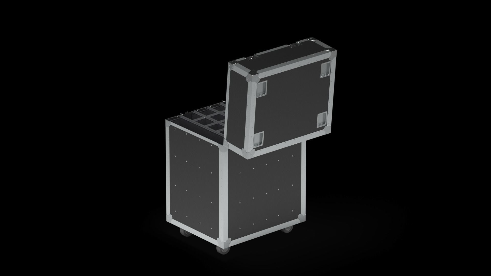 Flight Cases Without Device Big 02 3D model_22