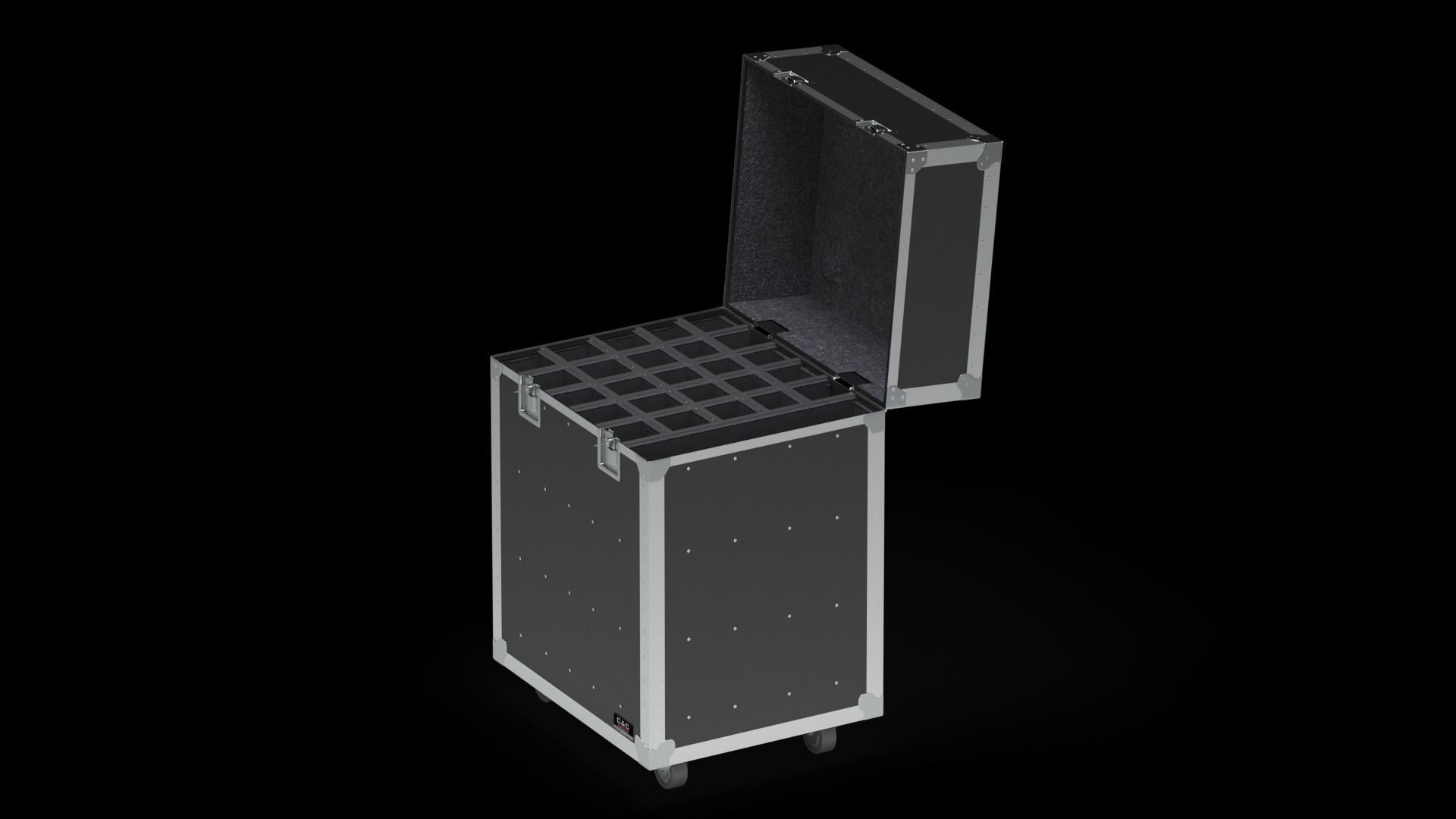 Flight Cases Without Device Big 02 3D model_26