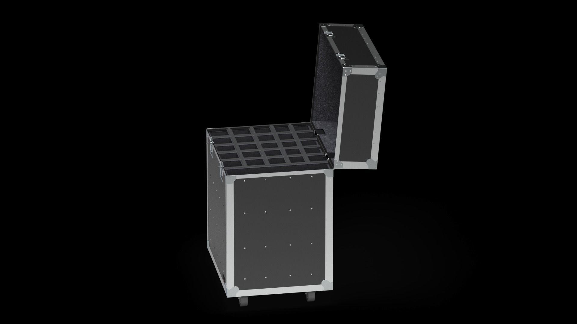 Flight Cases Without Device Big 02 3D model_25