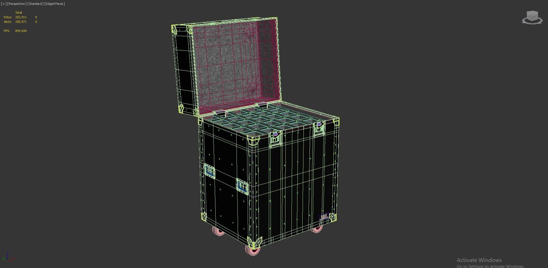 Flight Cases Without Device Big 02 3D model_4