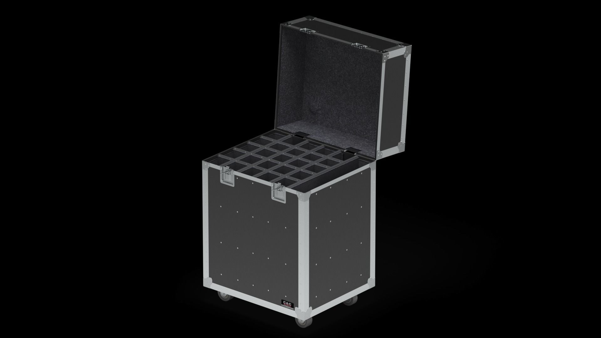 Flight Cases Without Device Big 02 3D model_27