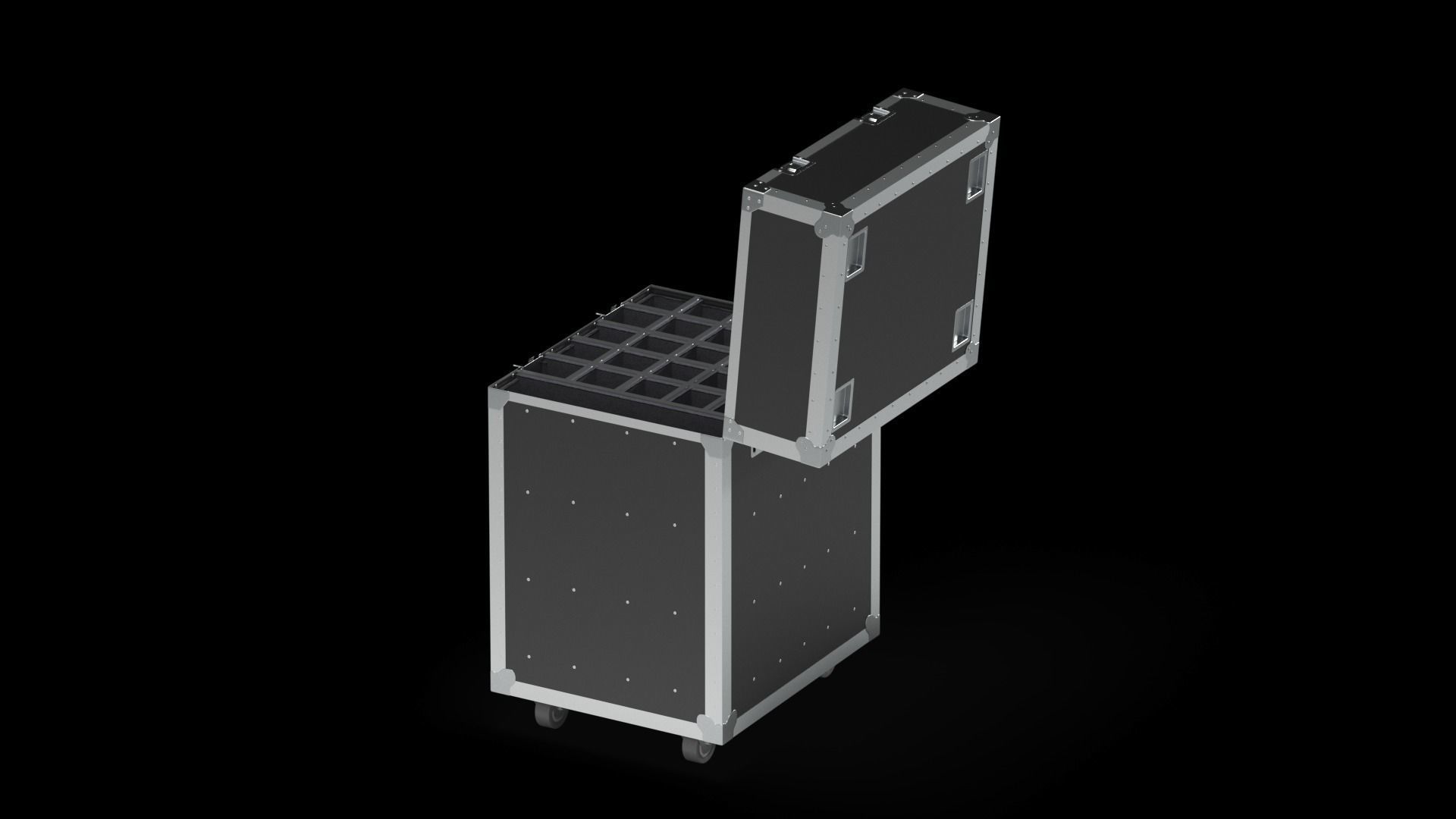 Flight Cases Without Device Big 02 3D model_23