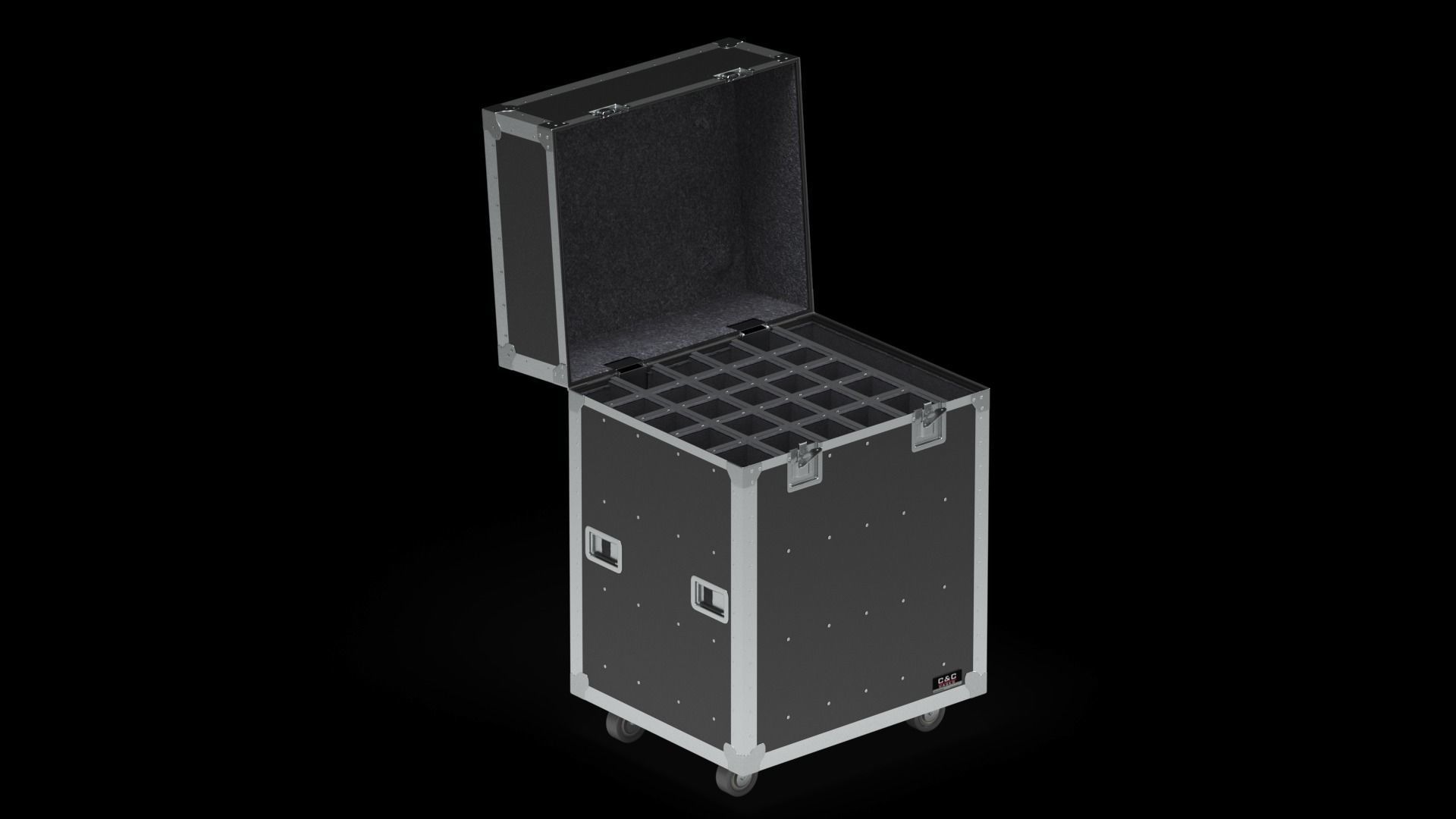 Flight Cases Without Device Big 02 3D model_13
