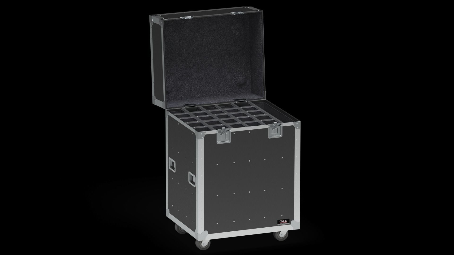 Flight Cases Without Device Big 02 3D model_7