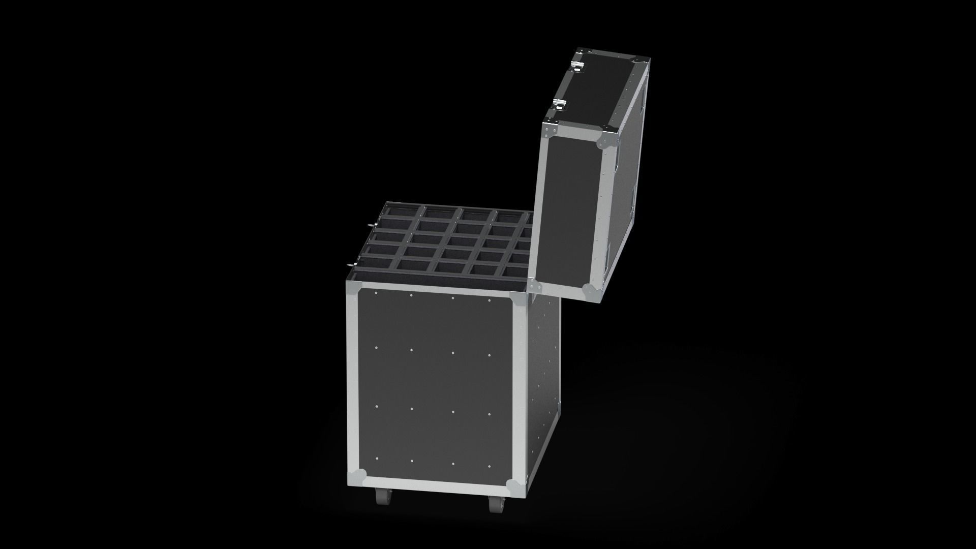 Flight Cases Without Device Big 02 3D model_24