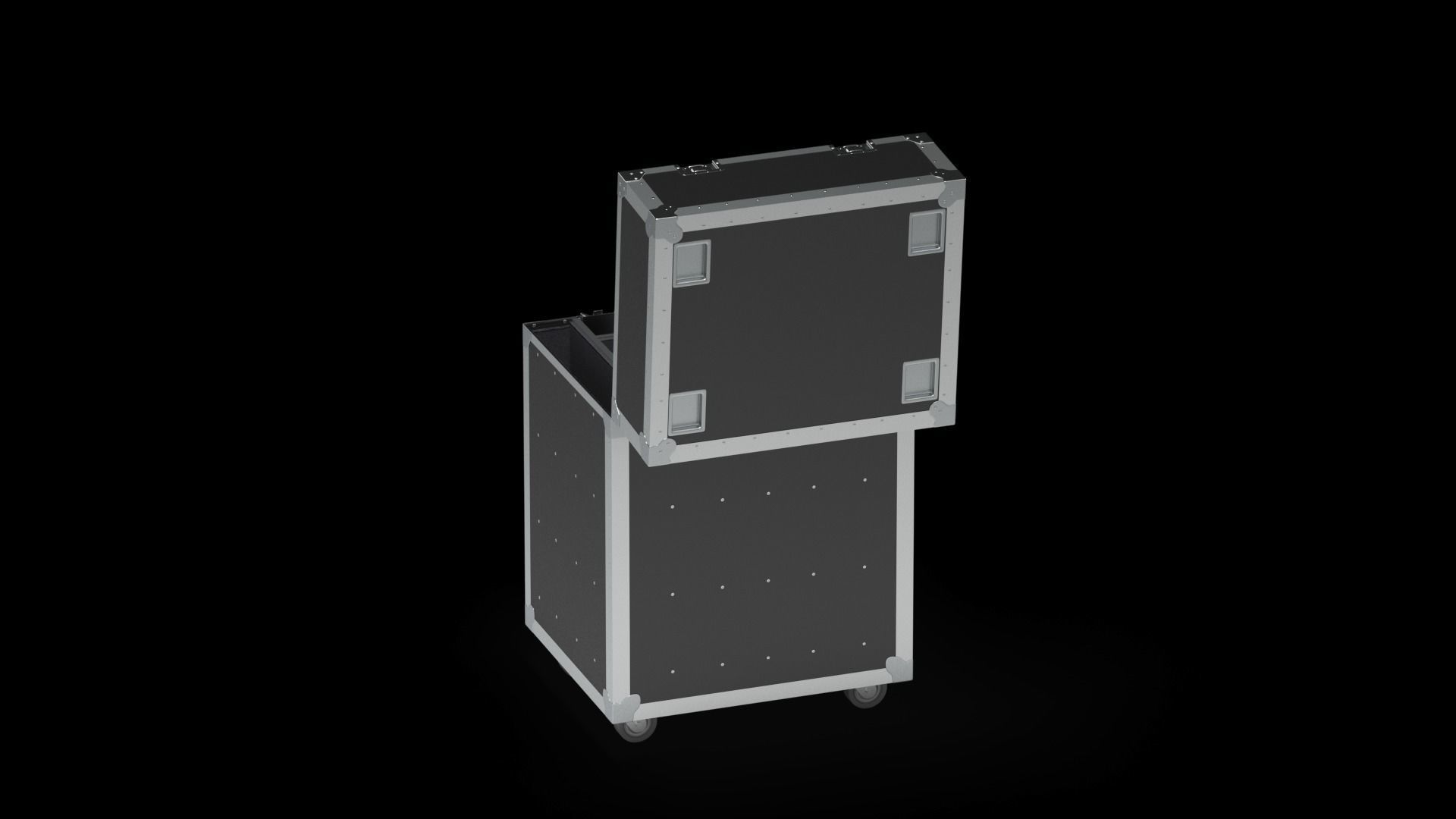 Flight Cases Without Device Big 02 3D model_21
