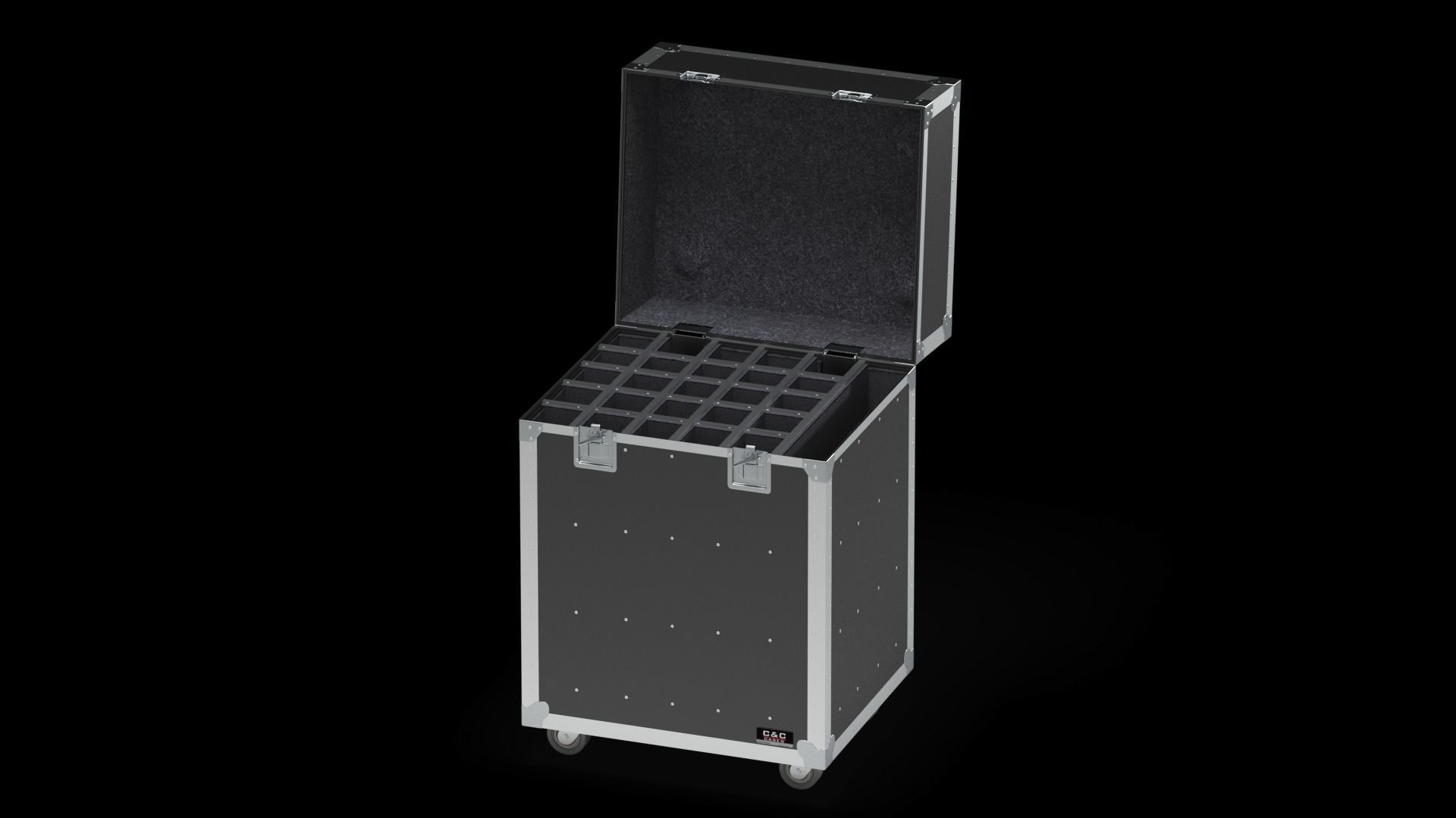 Flight Cases Without Device Big 02 3D model_28