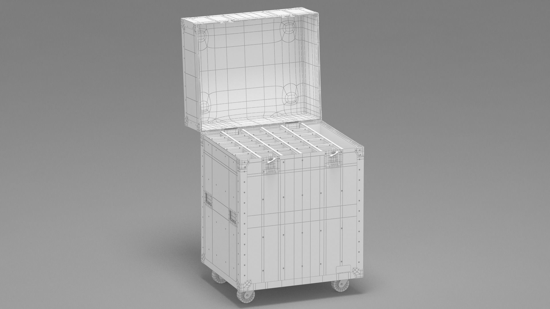 Flight Cases Without Device Big 02 3D model_8