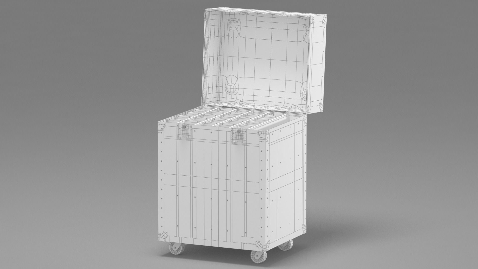 Flight Cases Without Device Big 02 3D model_9