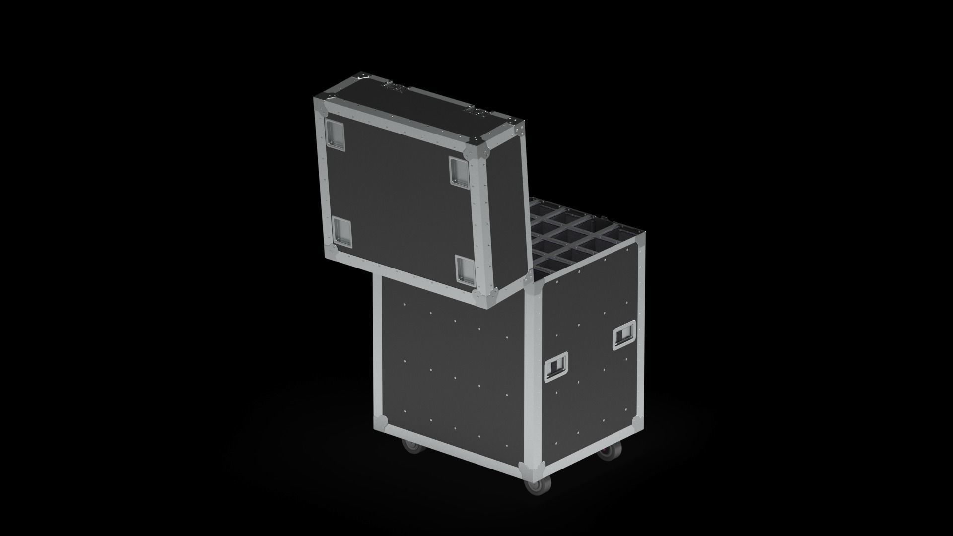 Flight Cases Without Device Big 02 3D model_18