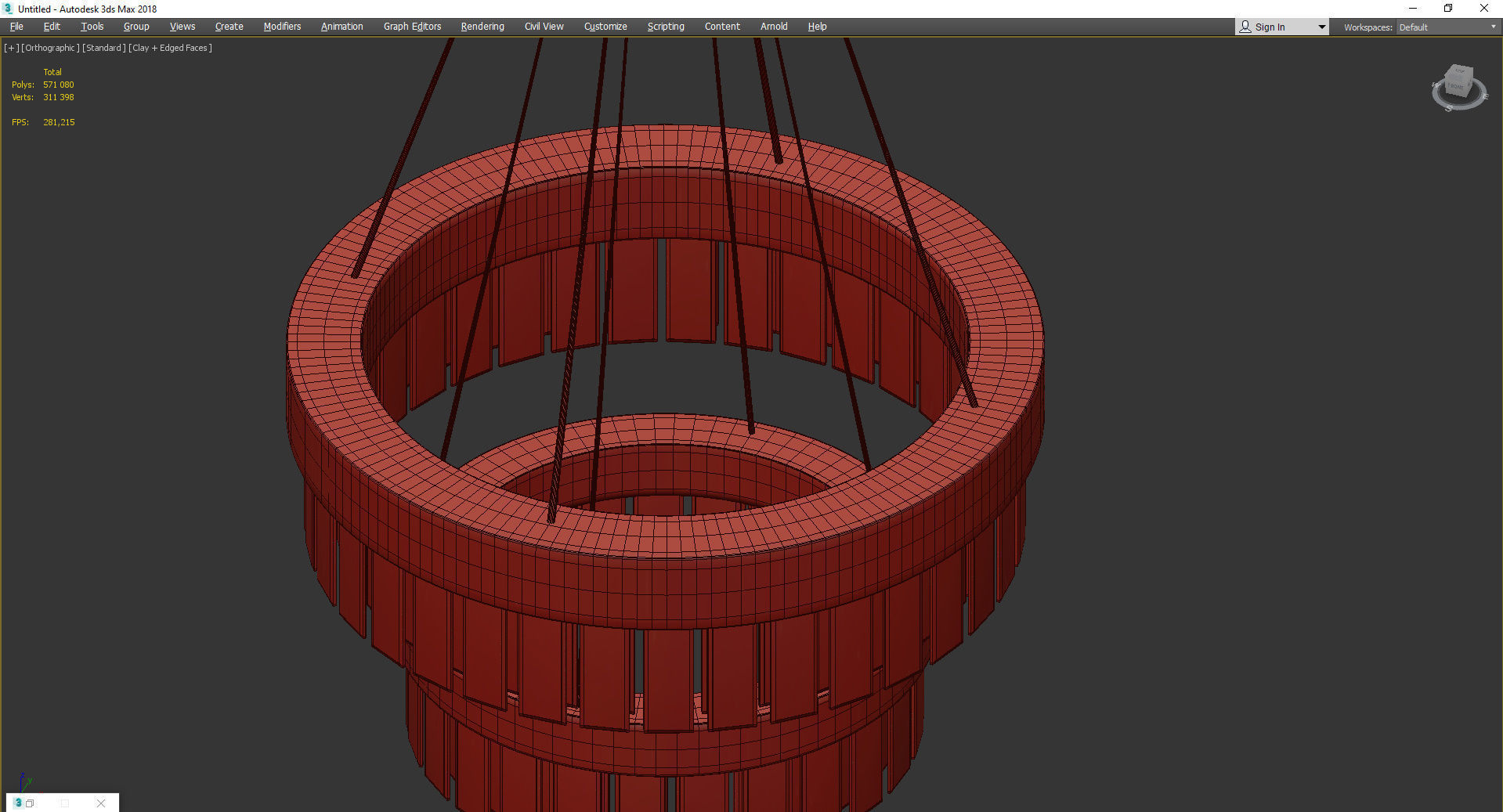  Solaris Twin CTO lighting Low-poly 3D model_4