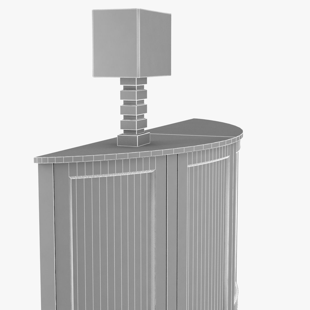 Nancy Corzine Harelequin Demilune Buffet vaughan Cartagena Lamp  3D model_6