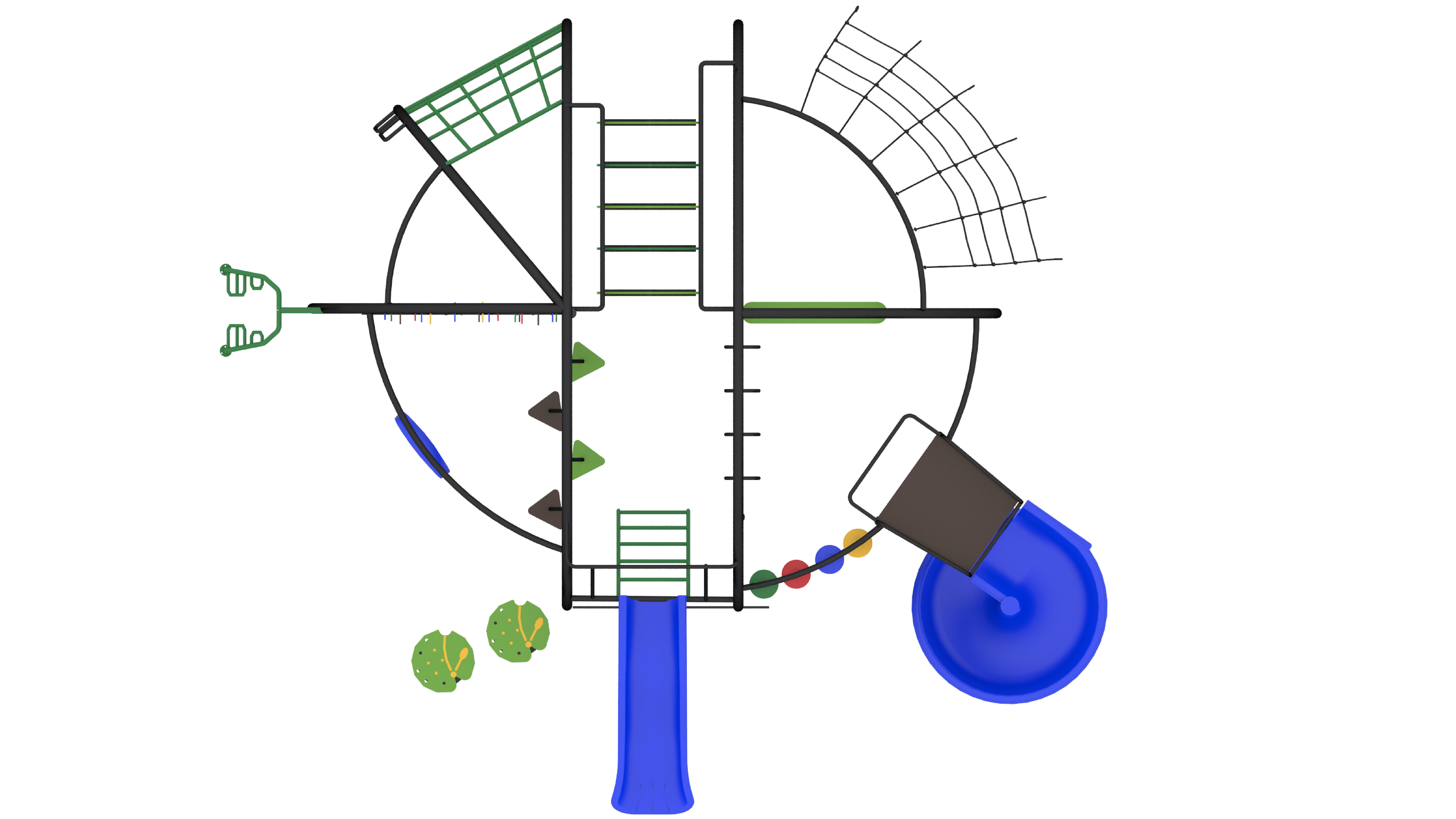 playground - Climber Obstacle Challenge 3D model_7