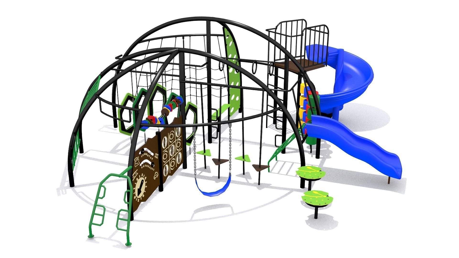 playground - Climber Obstacle Challenge 3D model_2