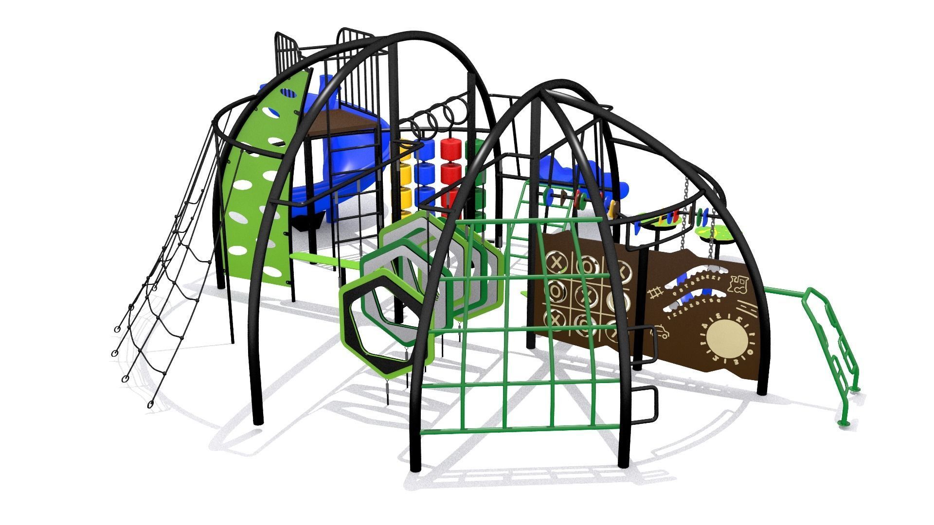 playground - Climber Obstacle Challenge 3D model_3