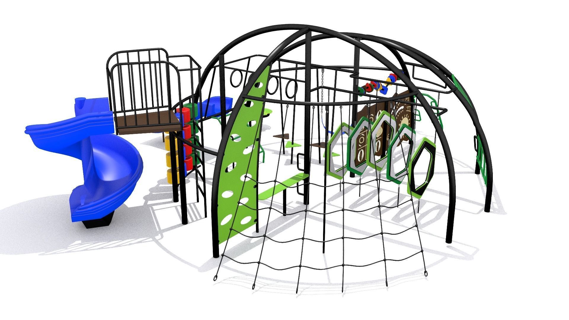 playground - Climber Obstacle Challenge 3D model_4