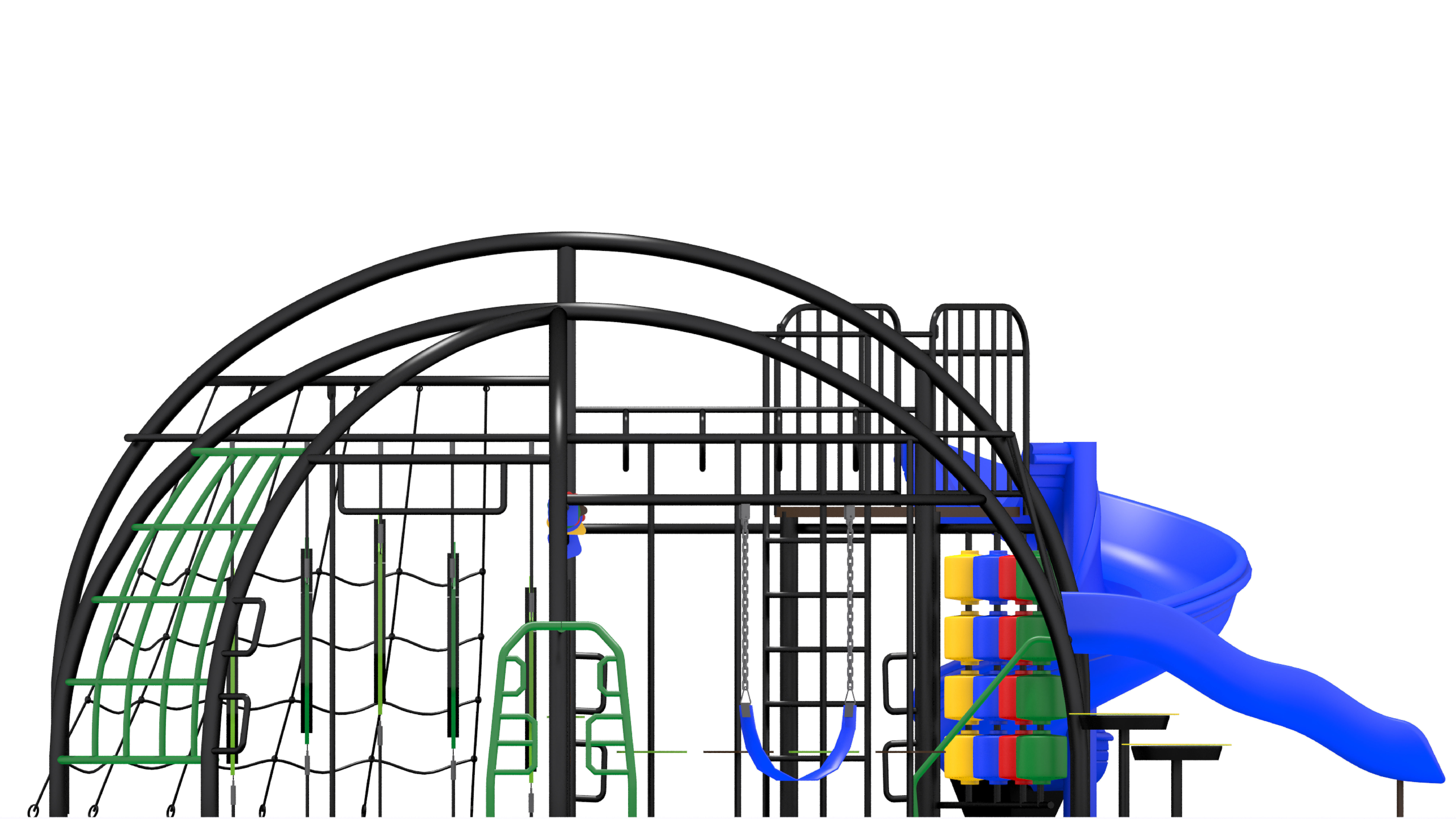 playground - Climber Obstacle Challenge 3D model_6