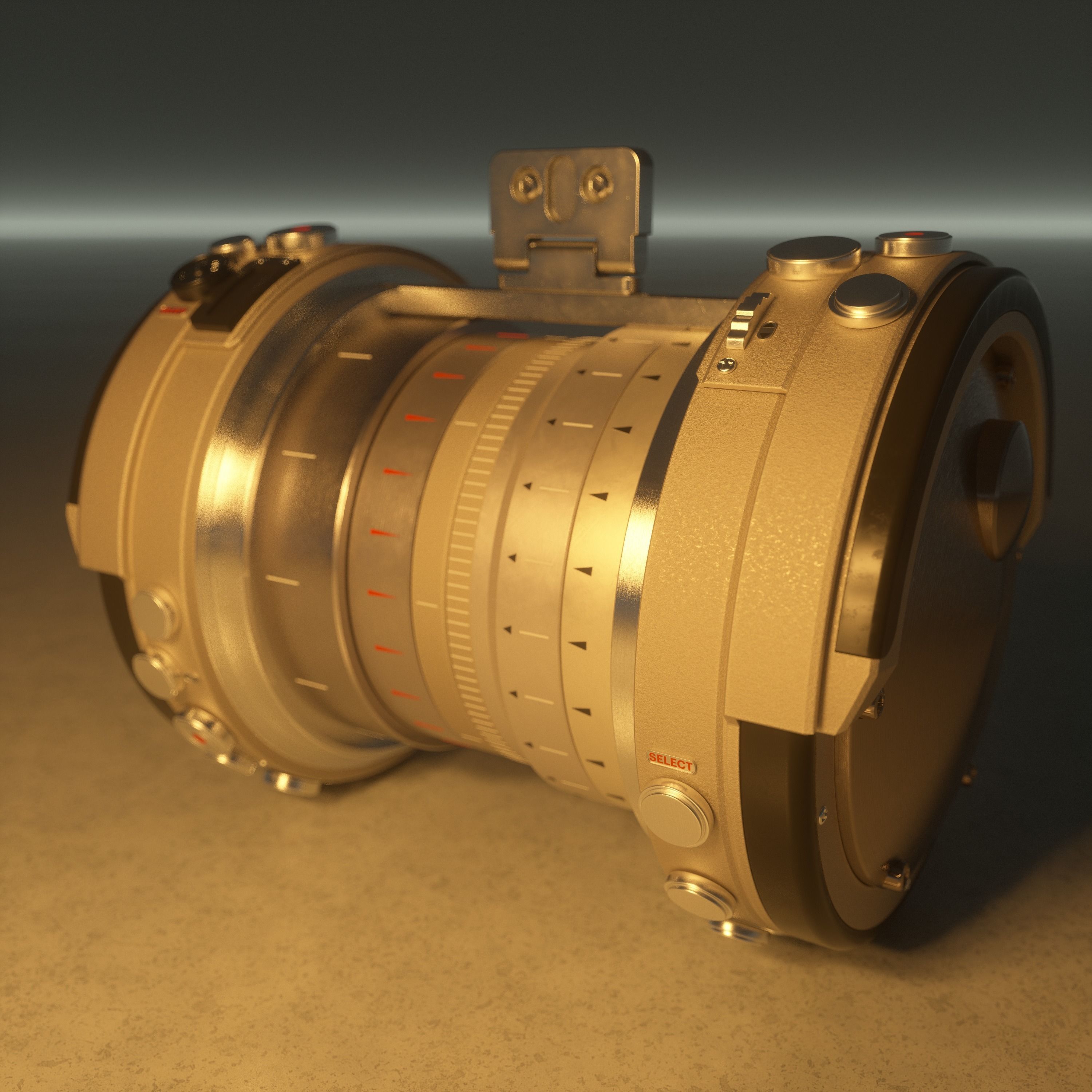 Blade Runner 2042 Memory Orb Prop - C4D Octane 3D model_7