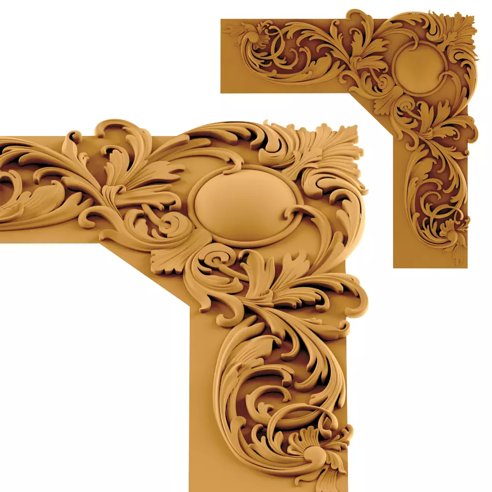 Pharma model STL high polygonality for CNC corner cutting 3D model_0