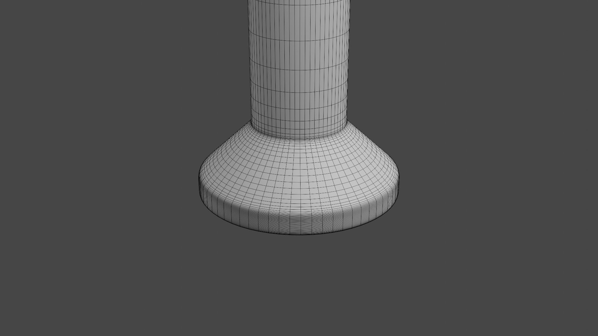 Counter Stool Low-poly 3D model_6