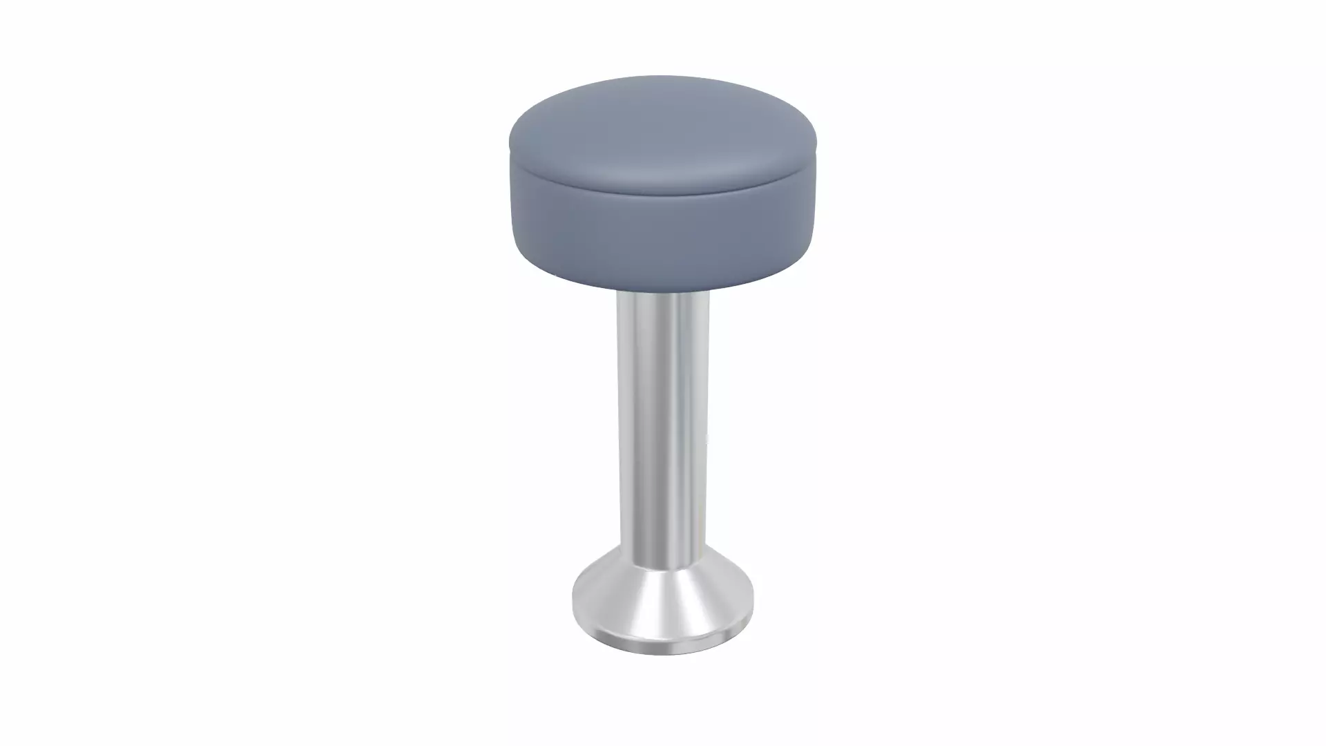 Counter Stool Low-poly 3D model_0