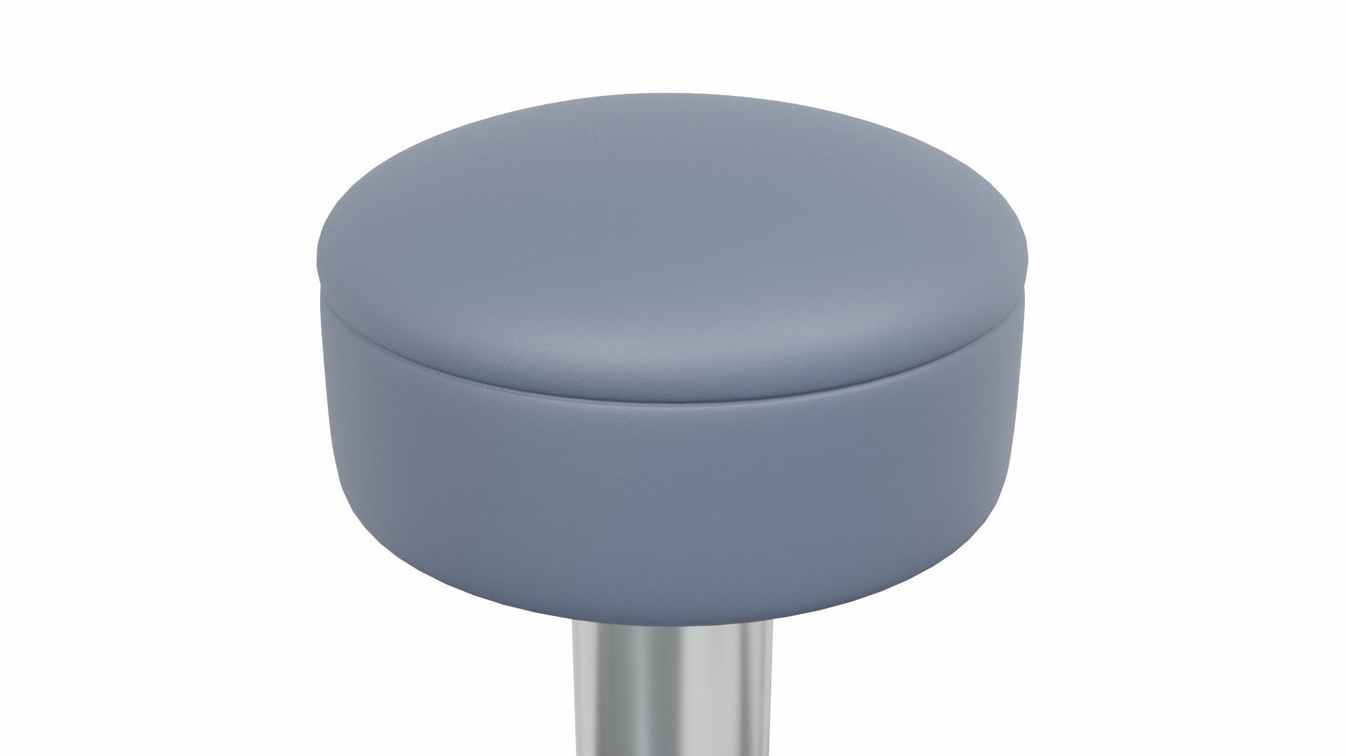 Counter Stool Low-poly 3D model_2