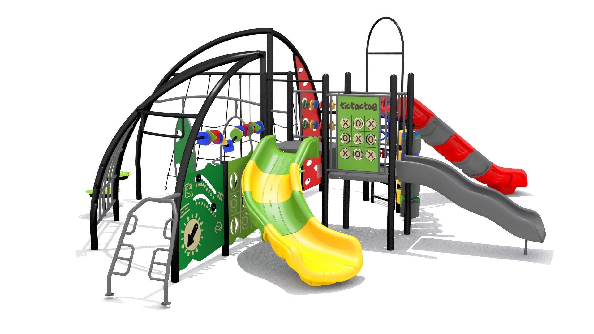 playground - Climber Obstacle Challenge 3D model_1