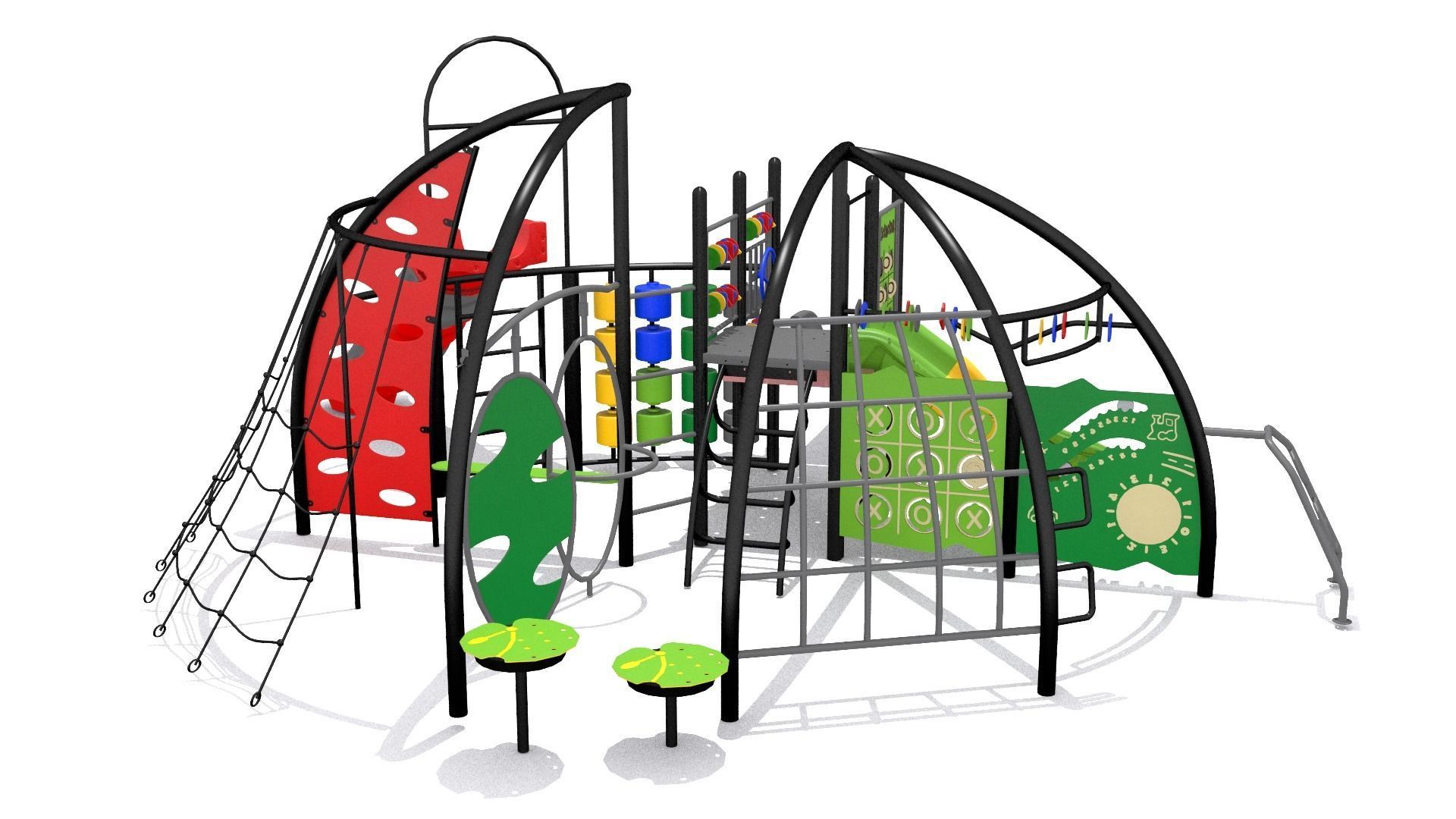 playground - Climber Obstacle Challenge 3D model_2