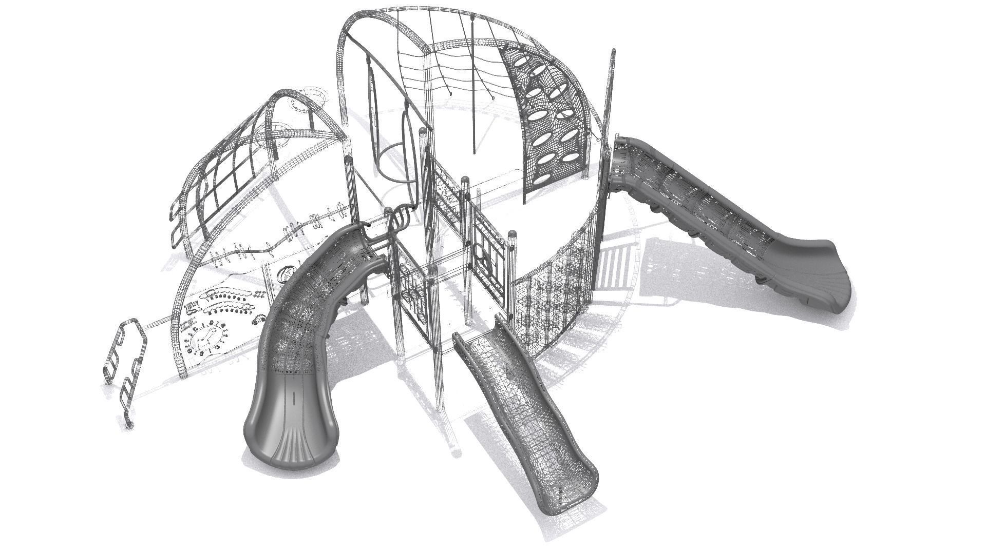 playground - Climber Obstacle Challenge 3D model_7