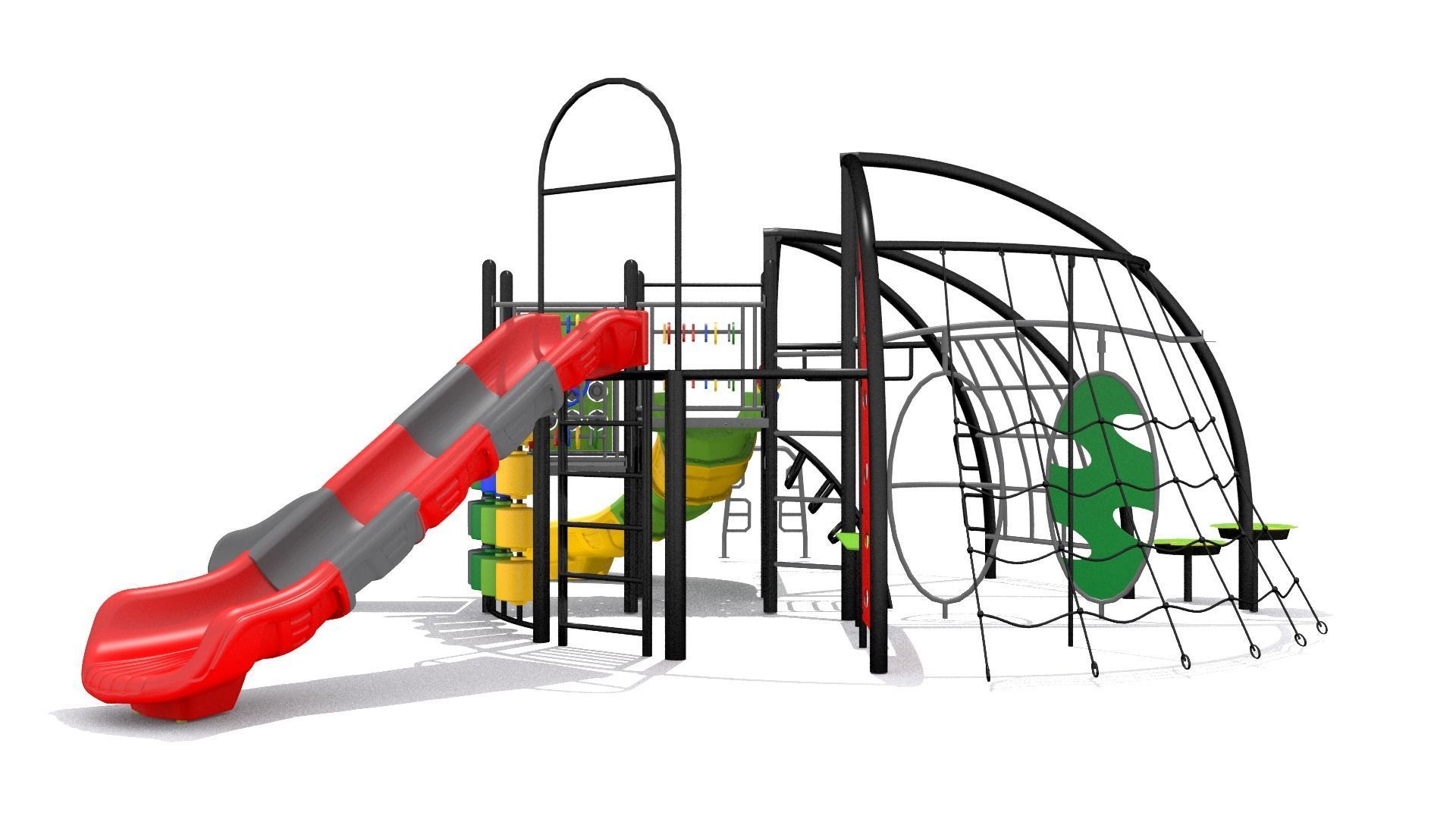 playground - Climber Obstacle Challenge 3D model_5
