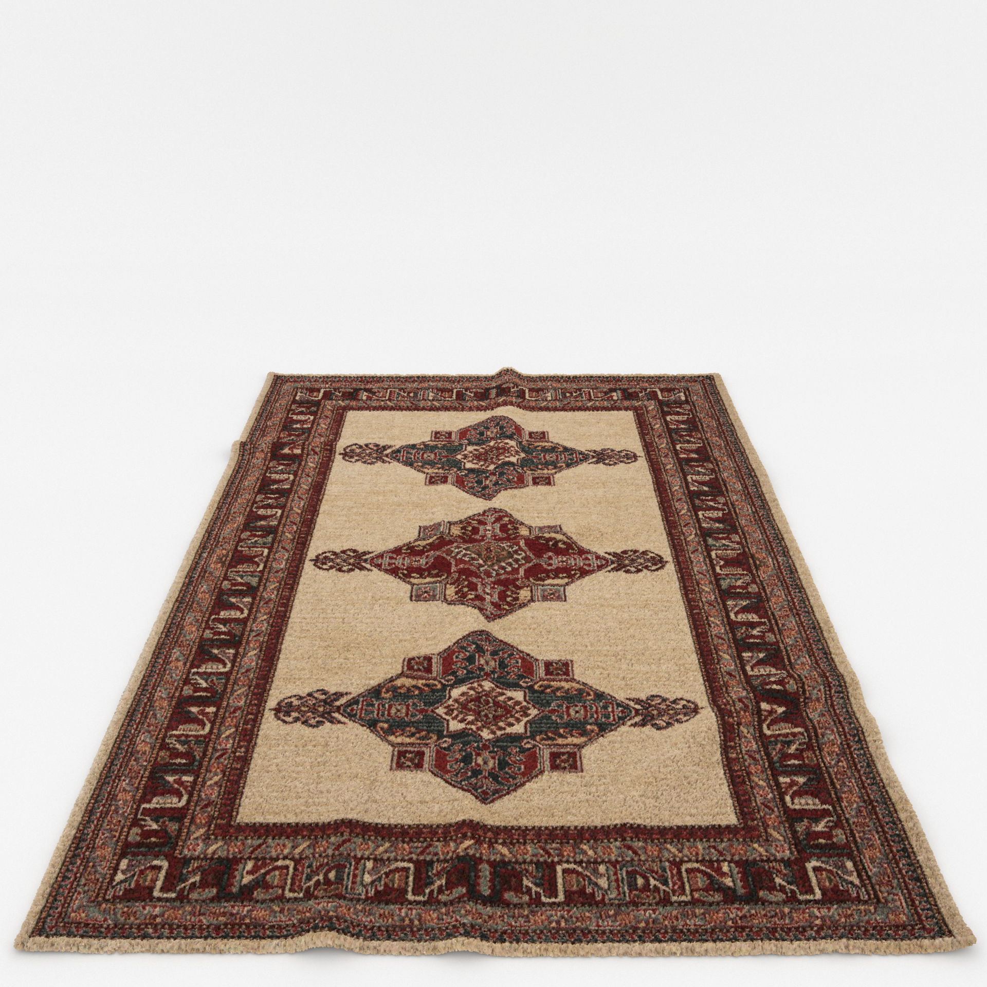 Rugs No 167 Low-poly 3D model_5