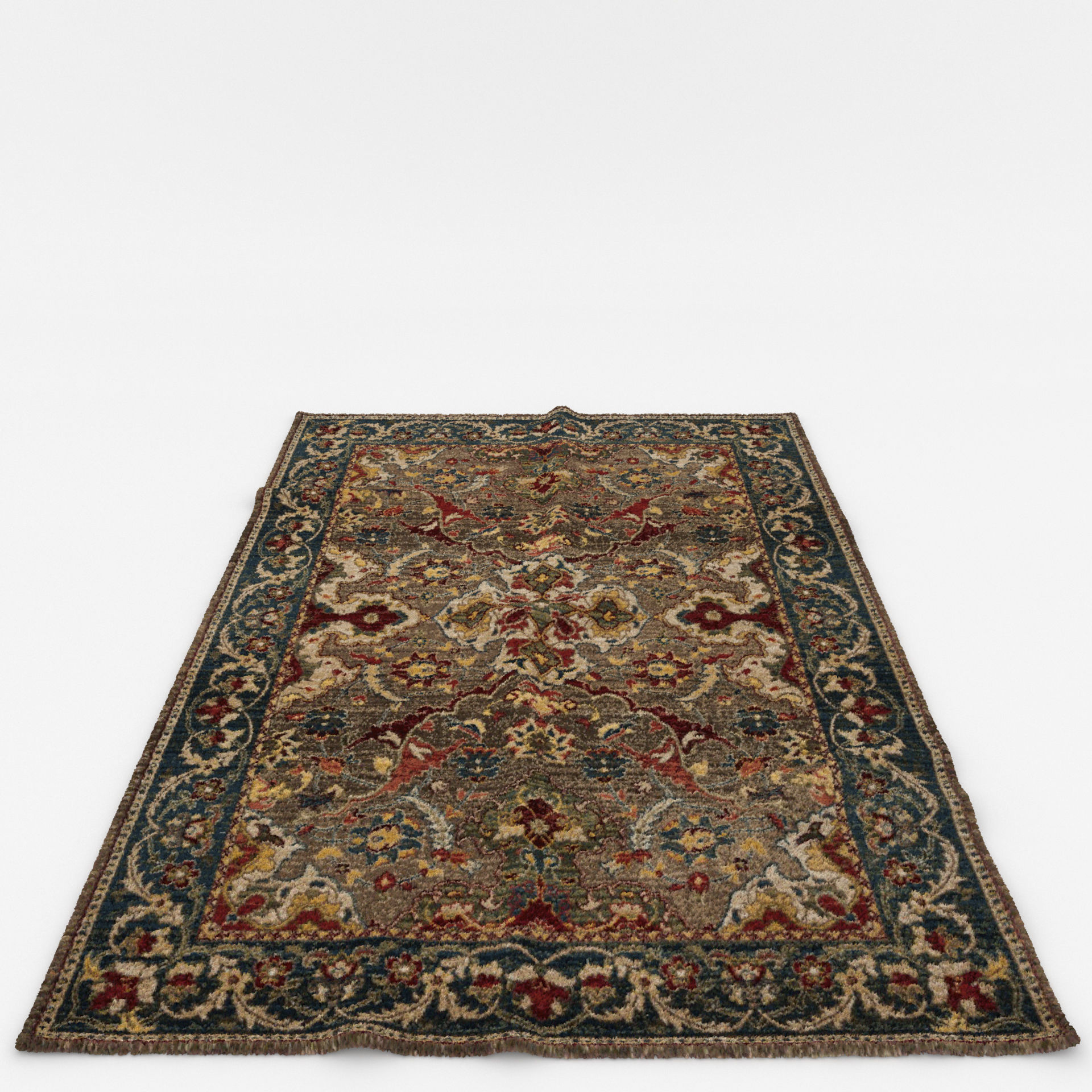 Rugs No 167 Low-poly 3D model_6