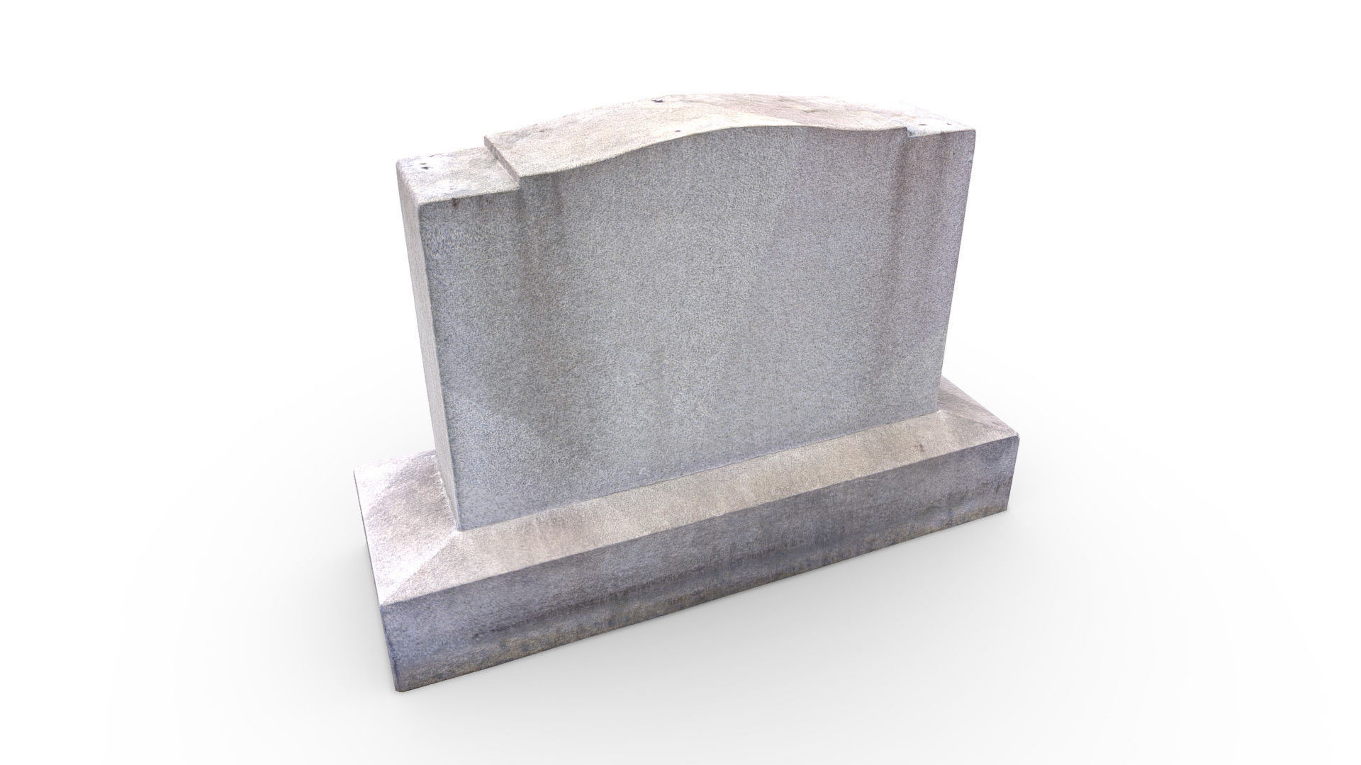 Gravestone woods tombstone Low-poly 3D model_4