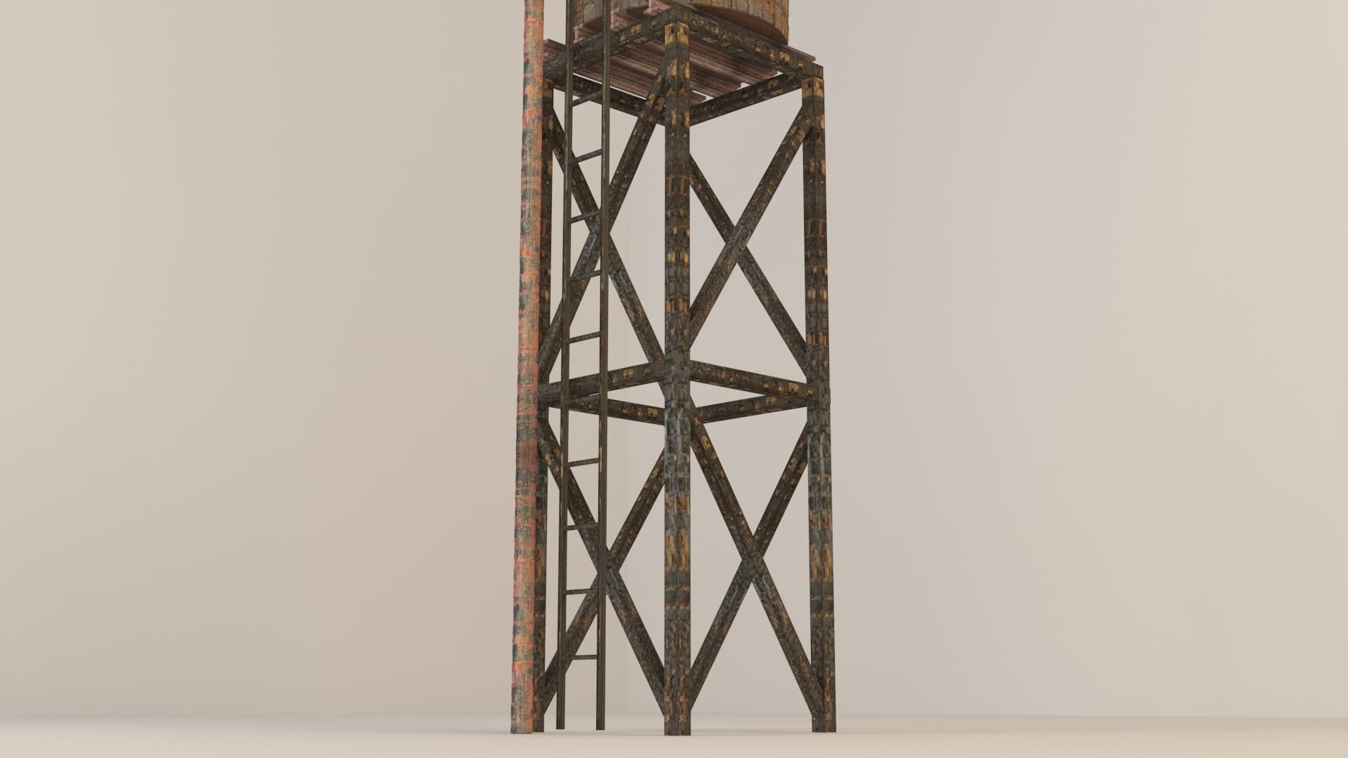 Water Tank 3D model_4