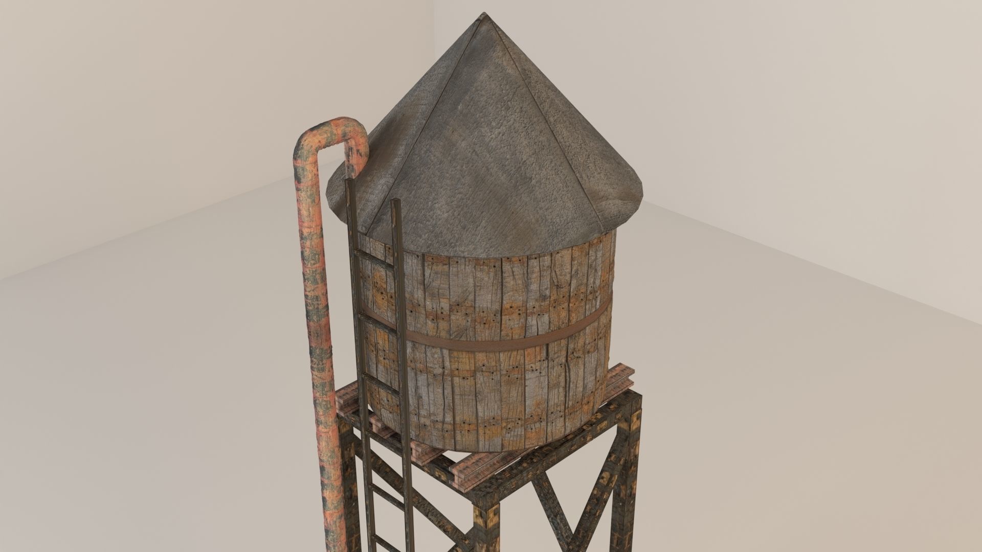 Water Tank 3D model_2